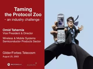 Taming the Protocol Zoo - an industry challenge -