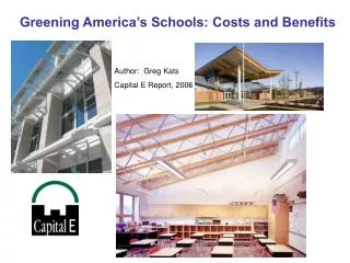 Greening America’s Schools: Costs and Benefits