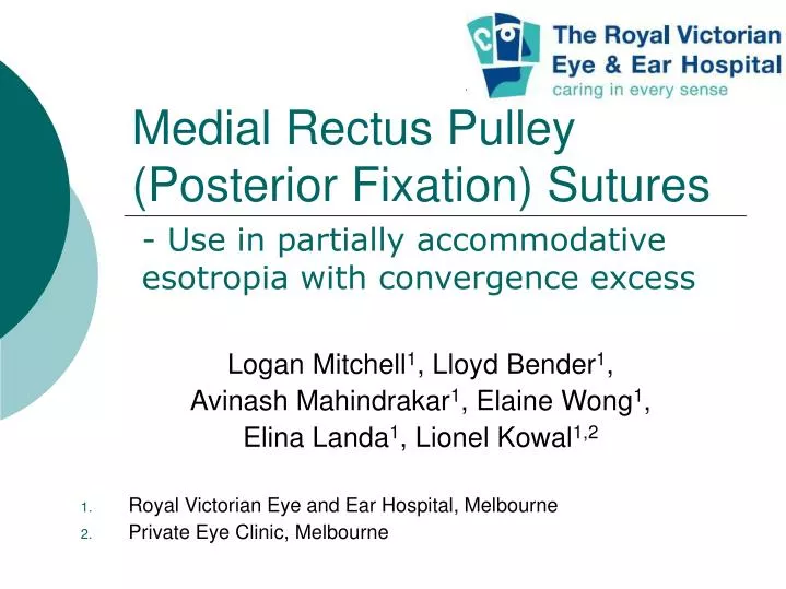 medial rectus pulley posterior fixation sutures