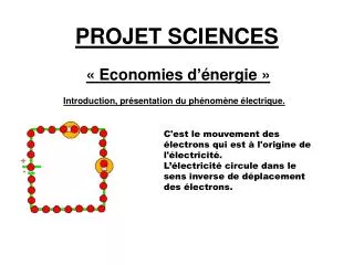 projet sciences