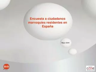 Encuesta a ciudadanos marroquíes residentes en España