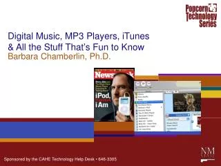Digital Music, MP3 Players, iTunes &amp; All the Stuff That’s Fun to Know