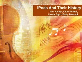iPods And Their History