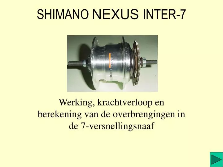 shimano nexus inter 7