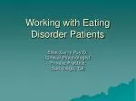 Working with Eating Disorder Patients - slide 1