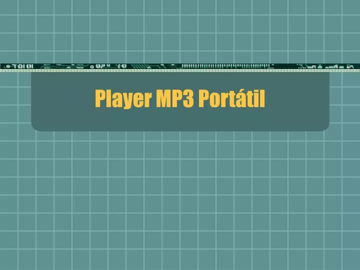 player mp3 port til