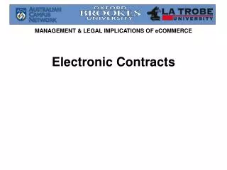 Electronic Contracts