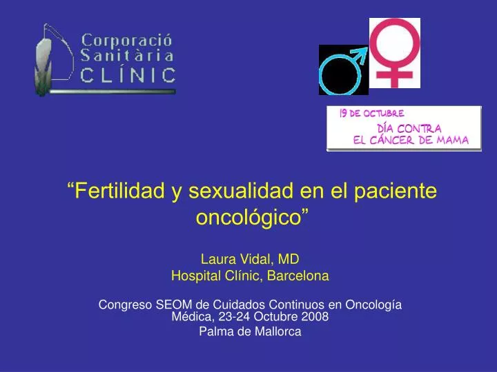 fertilidad y sexualidad en el paciente oncol gico