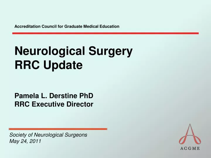 society of neurological surgeons may 24 2011