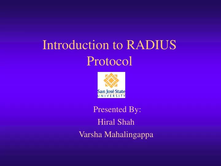 introduction to radius protocol