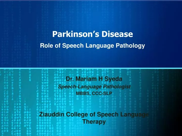 parkinson s disease