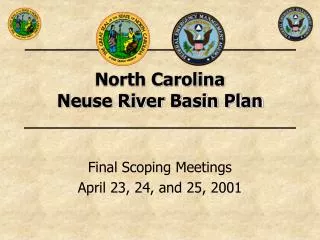 North Carolina Neuse River Basin Plan