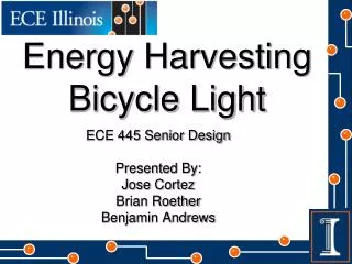 Energy Harvesting Bicycle Light