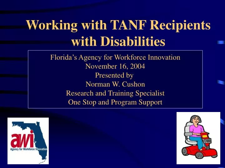 working with tanf recipients with disabilities