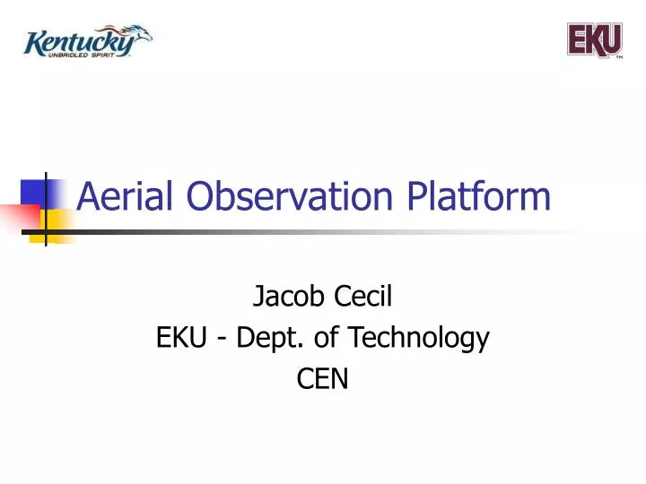 aerial observation platform