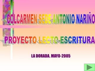 la dorada mayo 2005