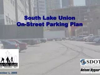 South Lake Union On-Street Parking Plan