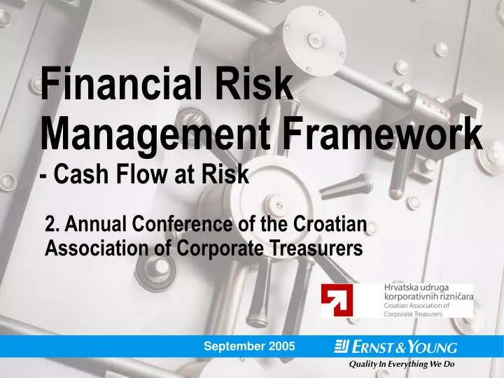 financial risk management framework cash flow at risk