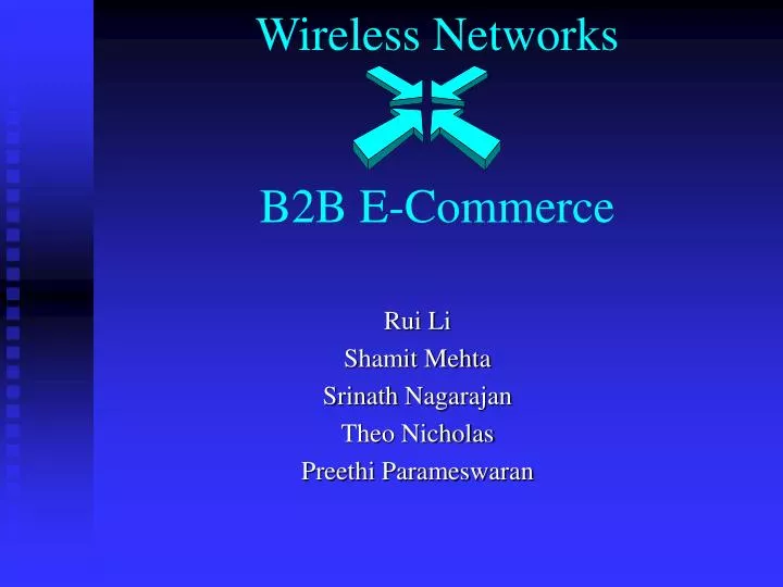 wireless networks b2b e commerce