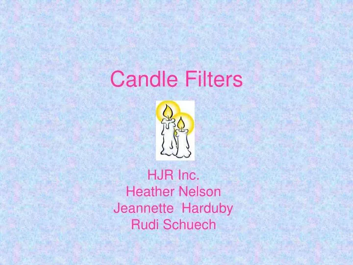 candle filters