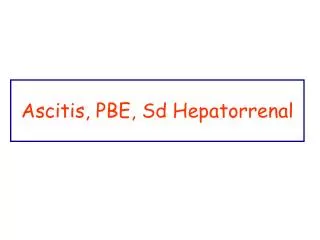 ascitis pbe sd hepatorrenal