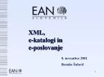 8. november 2001 Branko Šafarič - slide 1