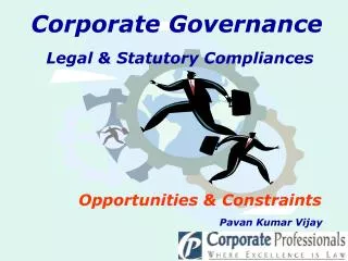 Legal &amp; Statutory Compliances