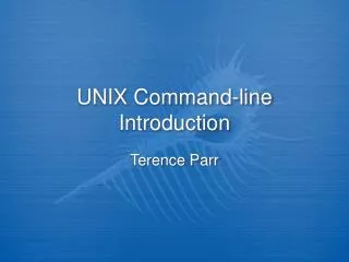 UNIX Command-line Introduction
