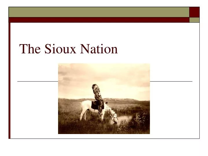 the sioux nation