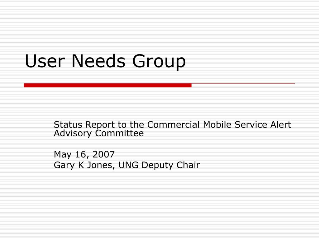 Need Group PPT - User Needs Group PowerPoint Presentation, free download - ID:48775