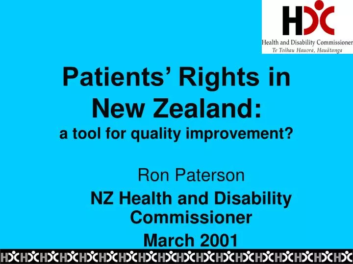 patients rights in new zealand a tool for quality improvement