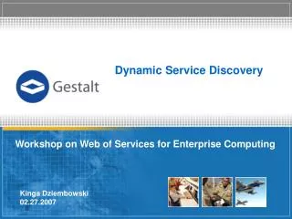 Dynamic Service Discovery