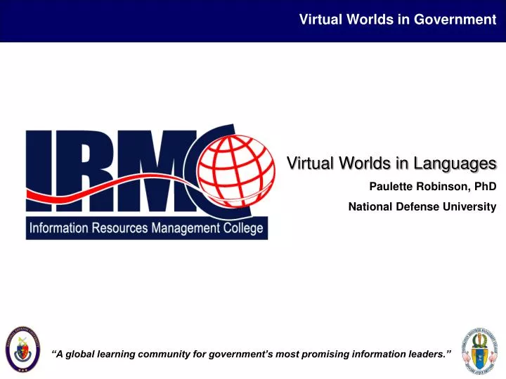 virtual worlds in government