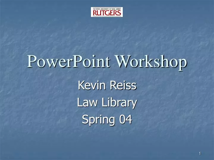 powerpoint workshop