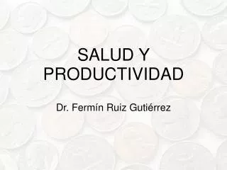 salud y productividad