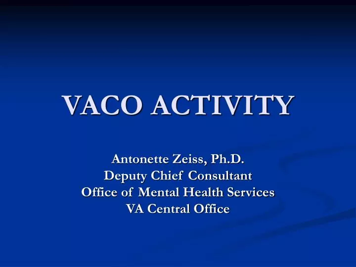vaco activity