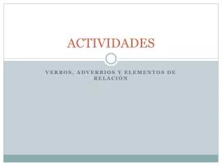 actividades