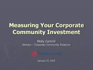 Measuring Your Corporate Community Investment