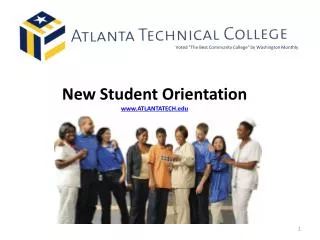 New Student Orientation www.ATLANTATECH.edu
