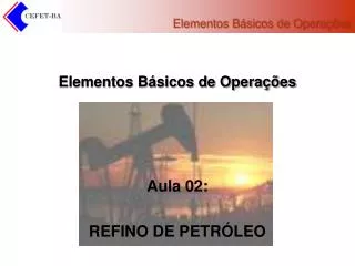 elementos b sicos de opera es