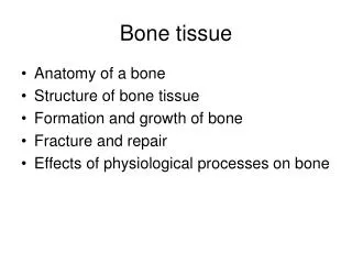 Bone tissue