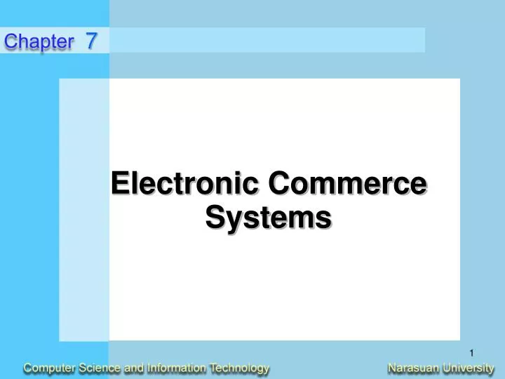 electronic commerce systems