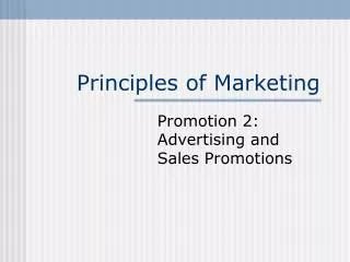 Principles of Marketing