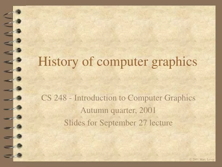 history of computer graphics