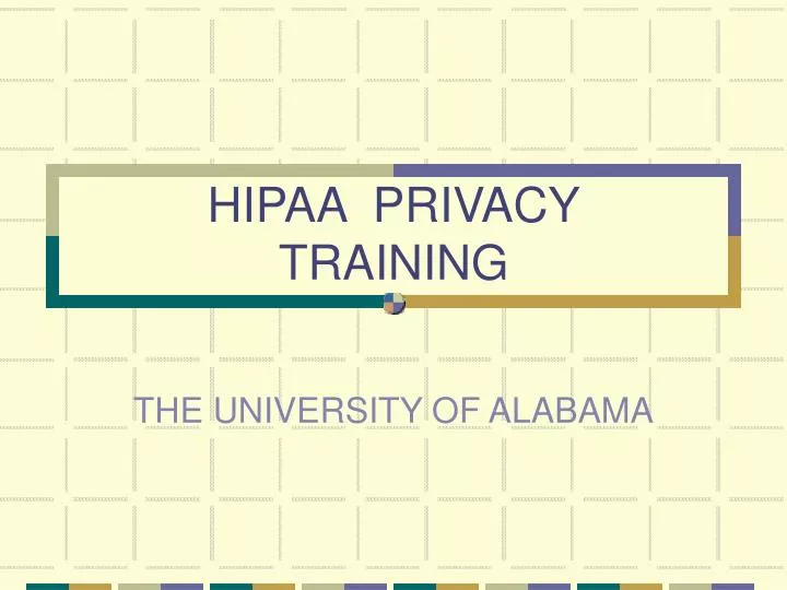 hipaa privacy training