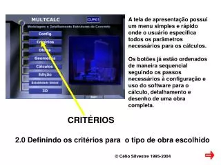 © Célio Silvestre 1995-2004