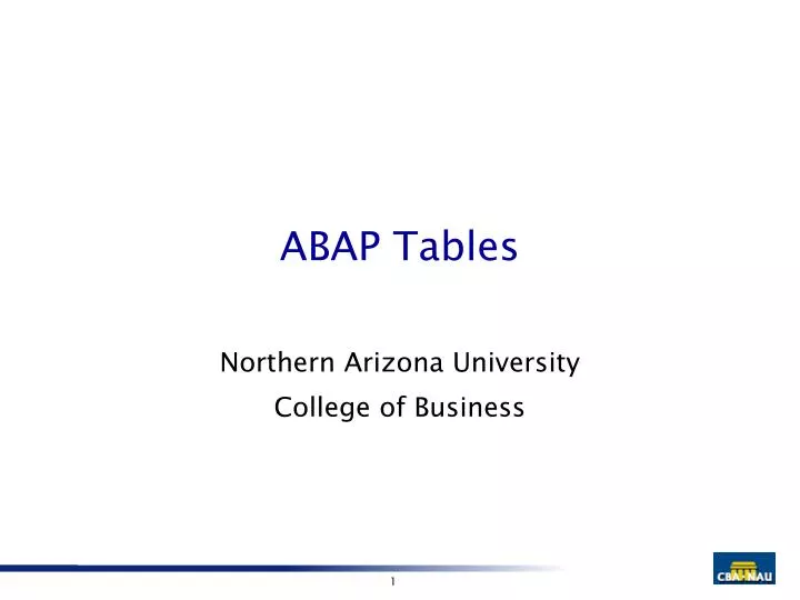 abap tables