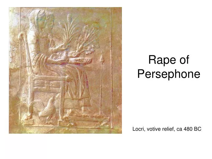 rape of persephone