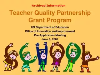 Teacher Quality Partnership Grant Program