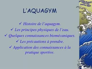 l aquagym